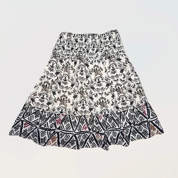 Free People XS Riviera Lined Floral Aztec Mini Skirt - Picture 3 of 9